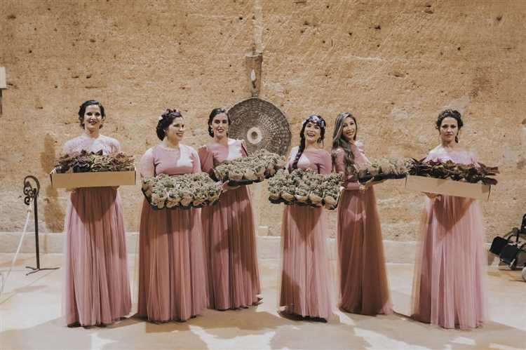 Cuantas damas de honor y padrinos hay en una boda