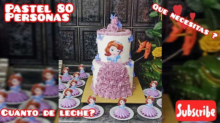 ¿Cuánto pastel necesito para 80 personas?