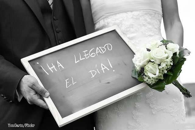 ¿Cómo se llama el día antes de la boda?