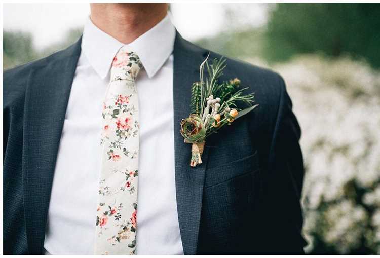 El momento de colocar la boutonniere