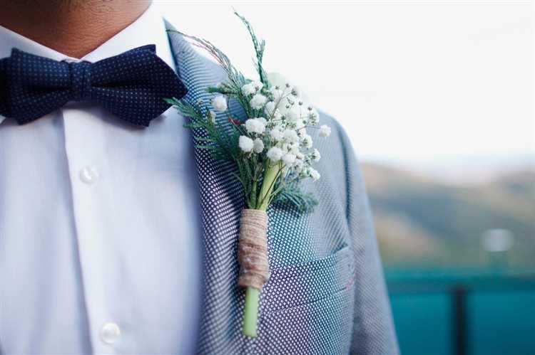 ¿Qué flor lleva el novio en la boda?