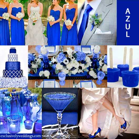 ¿Qué significa el azul en una boda?